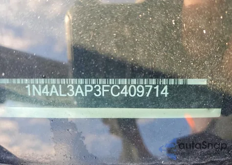 2015 Nissan Altima 2.5 S z USA, uszkodzony, nr VIN 1N4AL3AP3FC409714